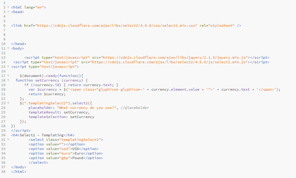 Install Of SELECT2 How Do I Select2